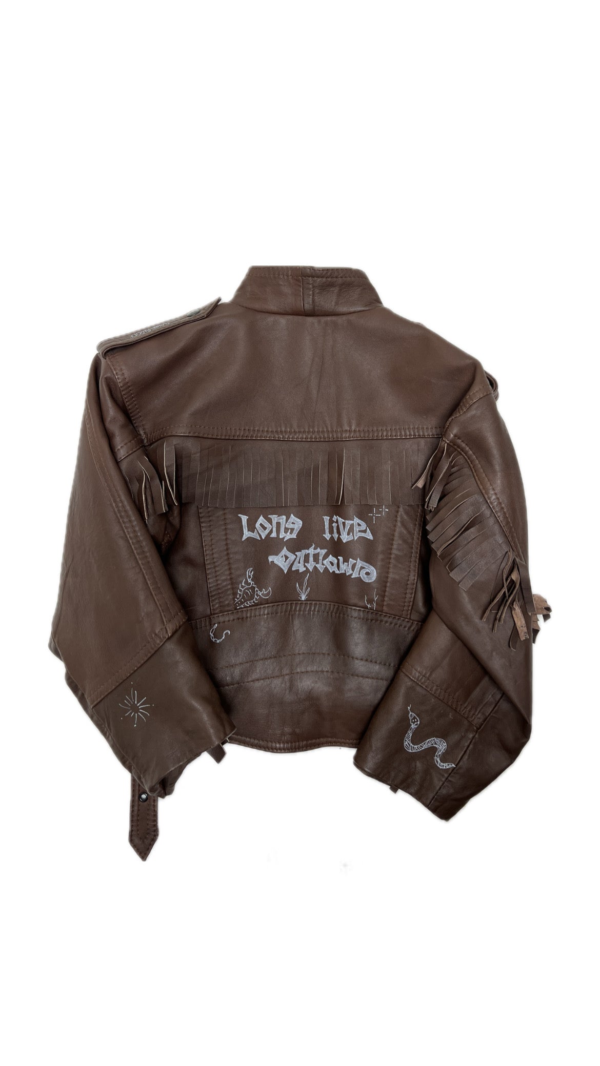 Lederjacke "LONG LIVE OUTLAWS"