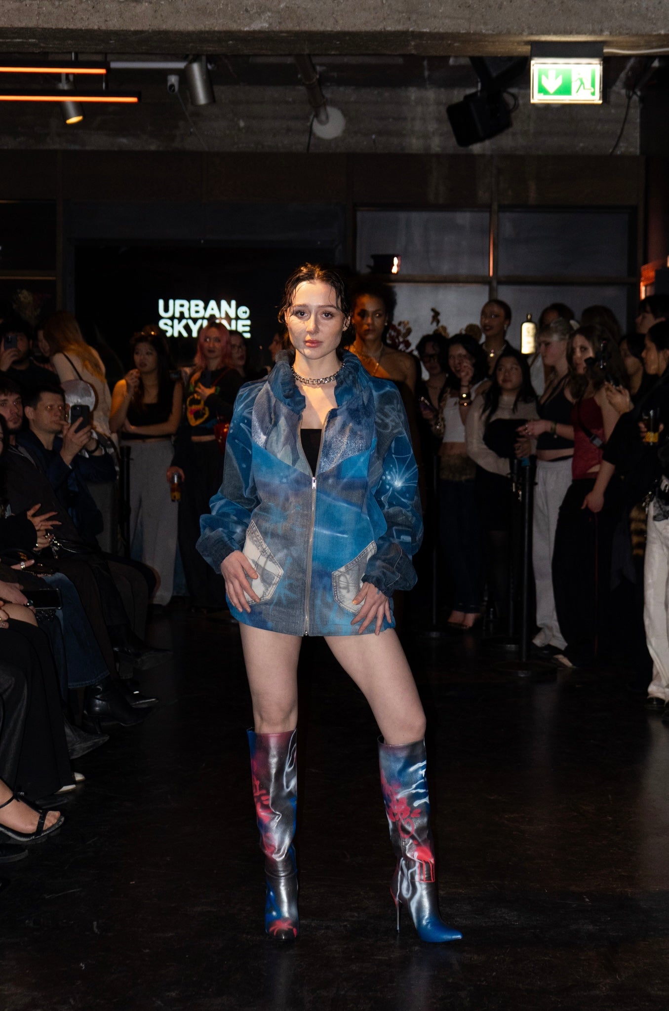 Bomber Jacke “The Blue Bomber“