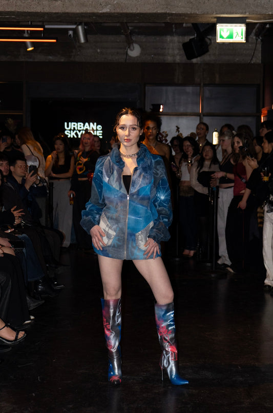Bomber Jacke “The Blue Bomber“