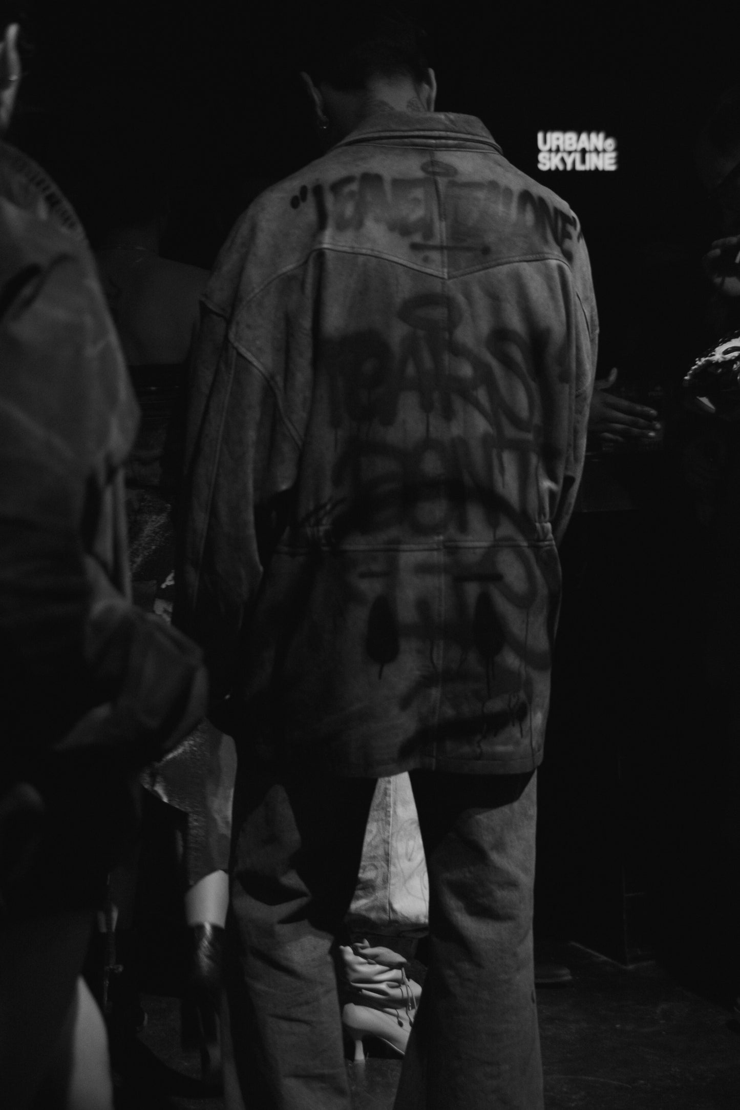 Leder Jacke "DONT FALL IN LOVE"