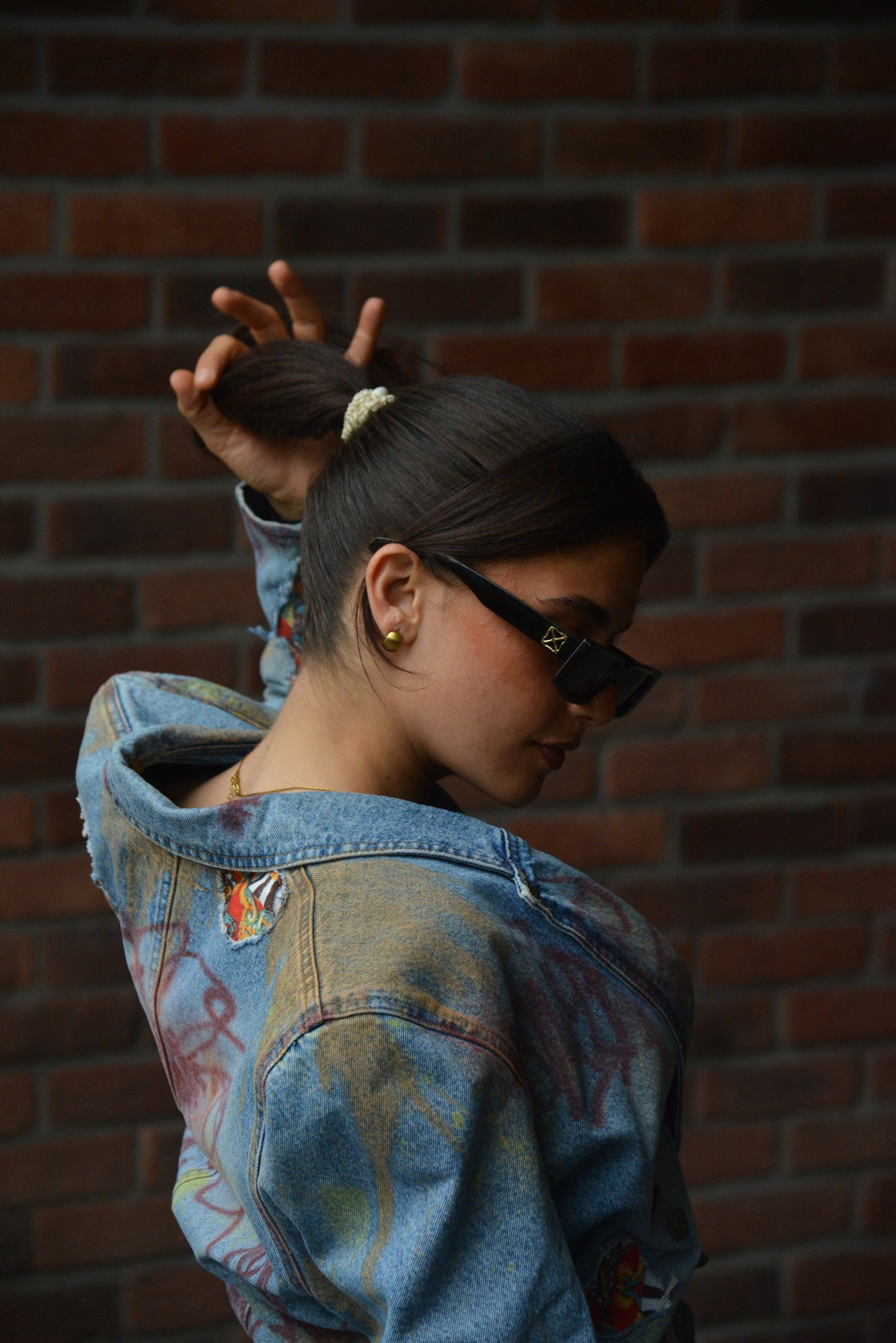 "AMORE" Jeans Jacke